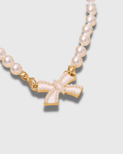 Roseate Pearl Necklace