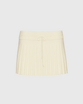 Cream Cloud Mini Skirt