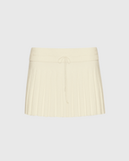 Cream Cloud Mini Skirt