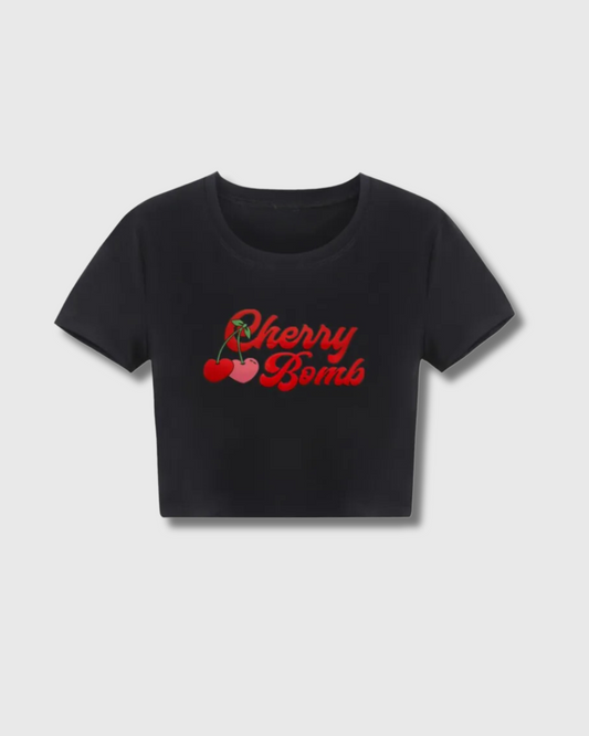 Cherry Bomb Baby Tee