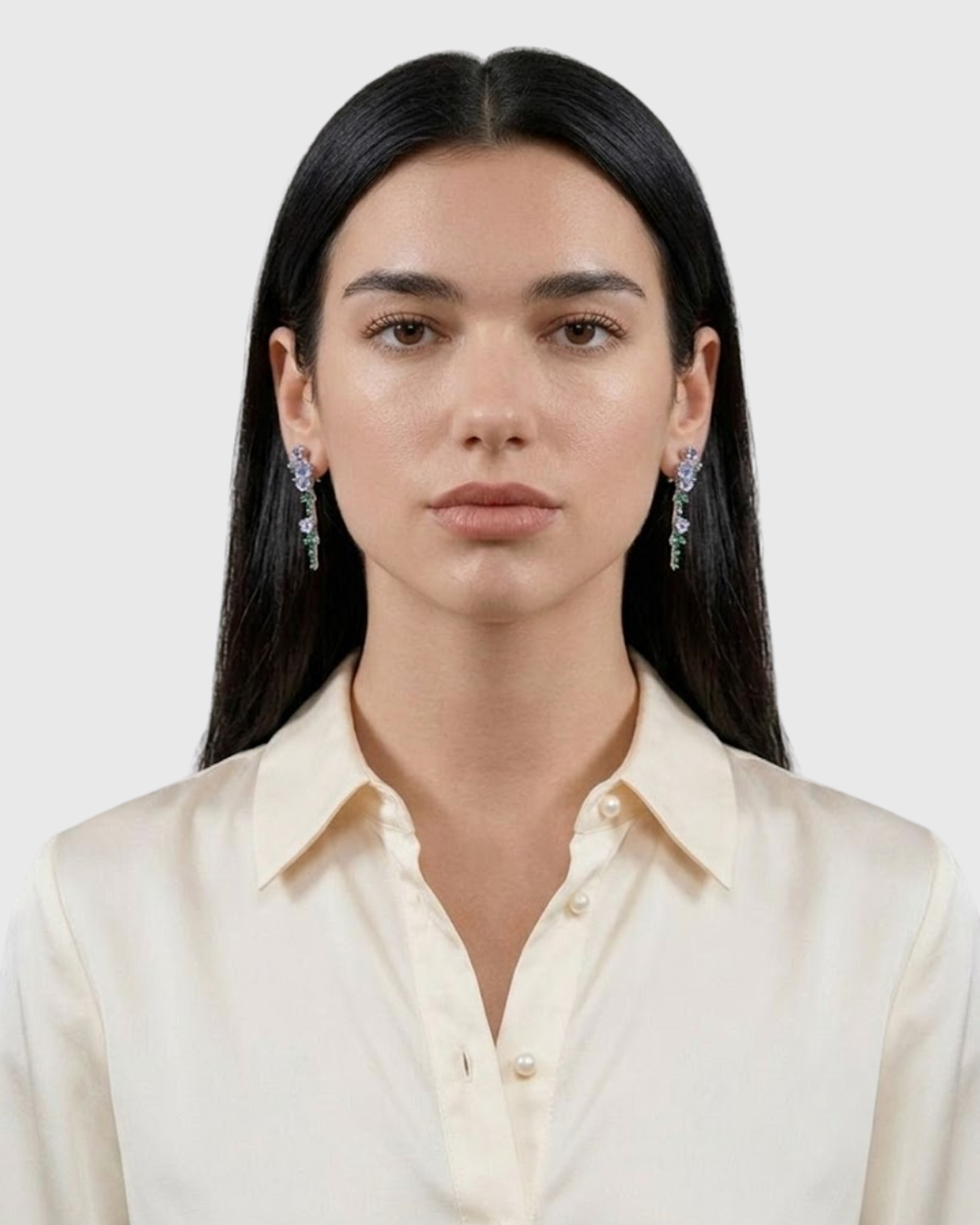 Azul Camellia Drop Earrings