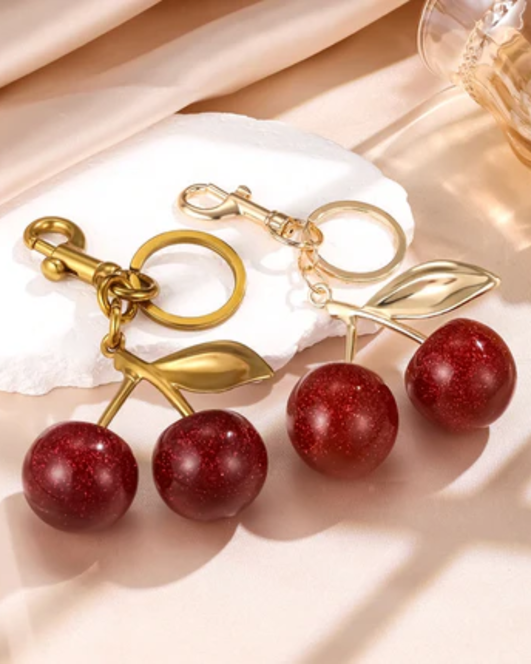 Cherry Bag Charm