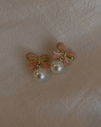 Roseate Pearl Earrings