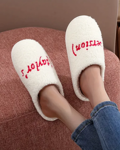Taylor's Version Plush Slippers