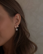 Roseate Pearl Earrings