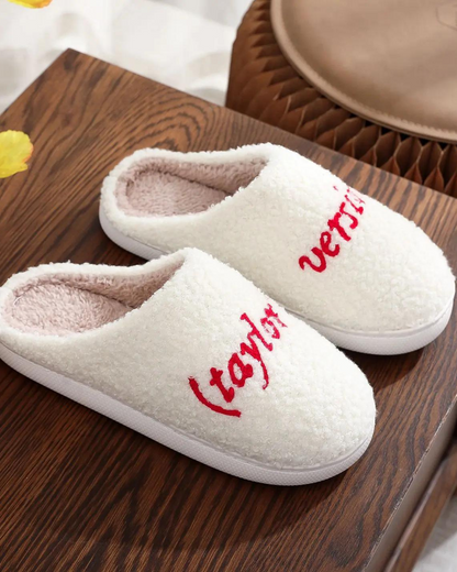 Taylor's Version Plush Slippers