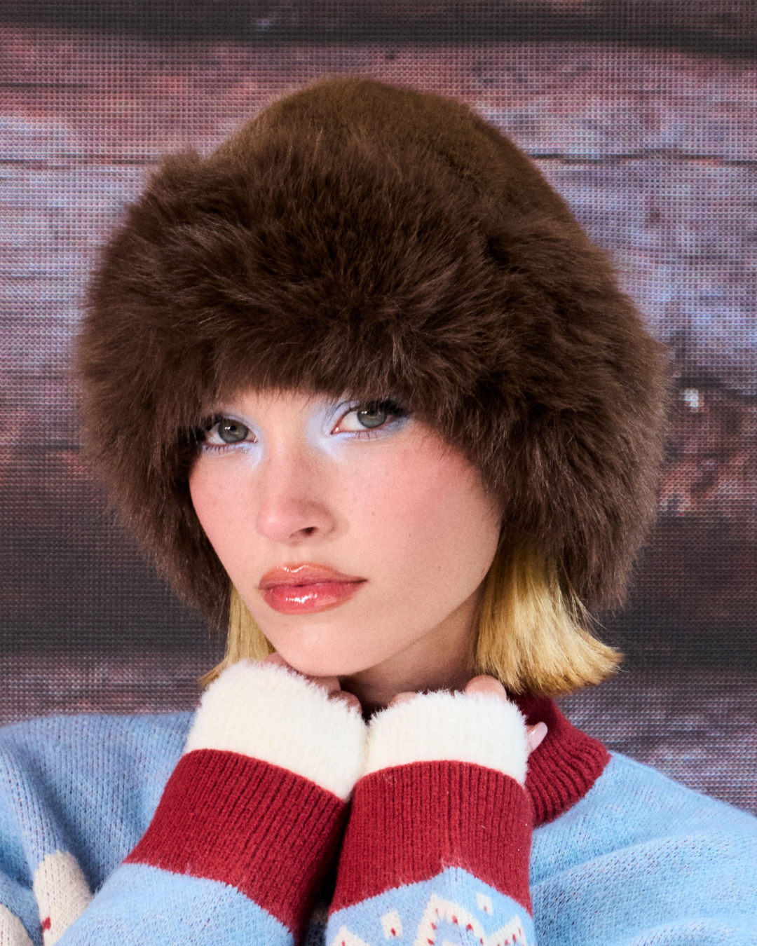 Plush Fur Beanie