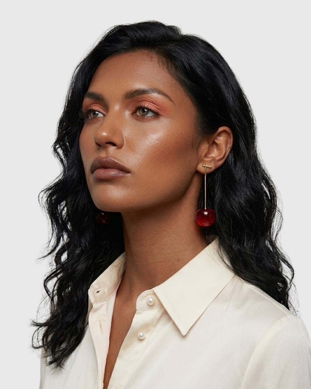 Cherry Drop Earrings