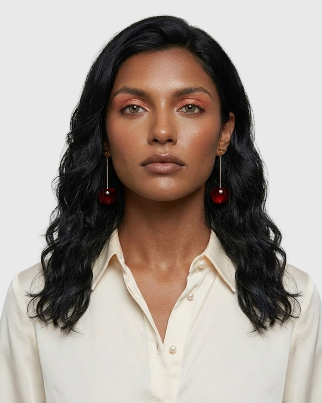 Cherry Drop Earrings