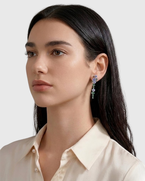 Azul Camellia Drop Earrings