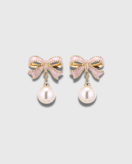 Roseate Pearl Earrings