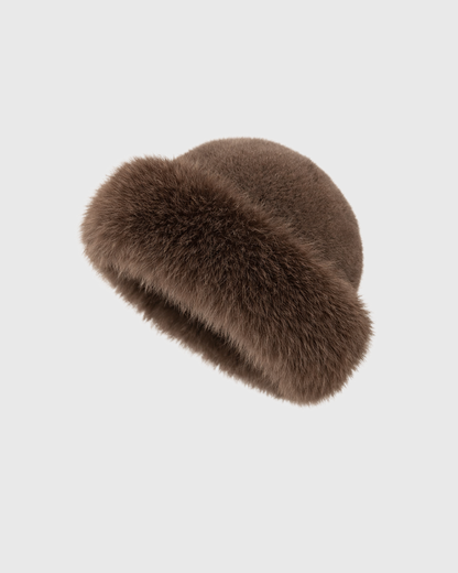 Plush Fur Beanie