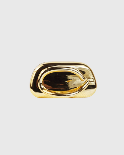 Gold Cherri Clutch Bag